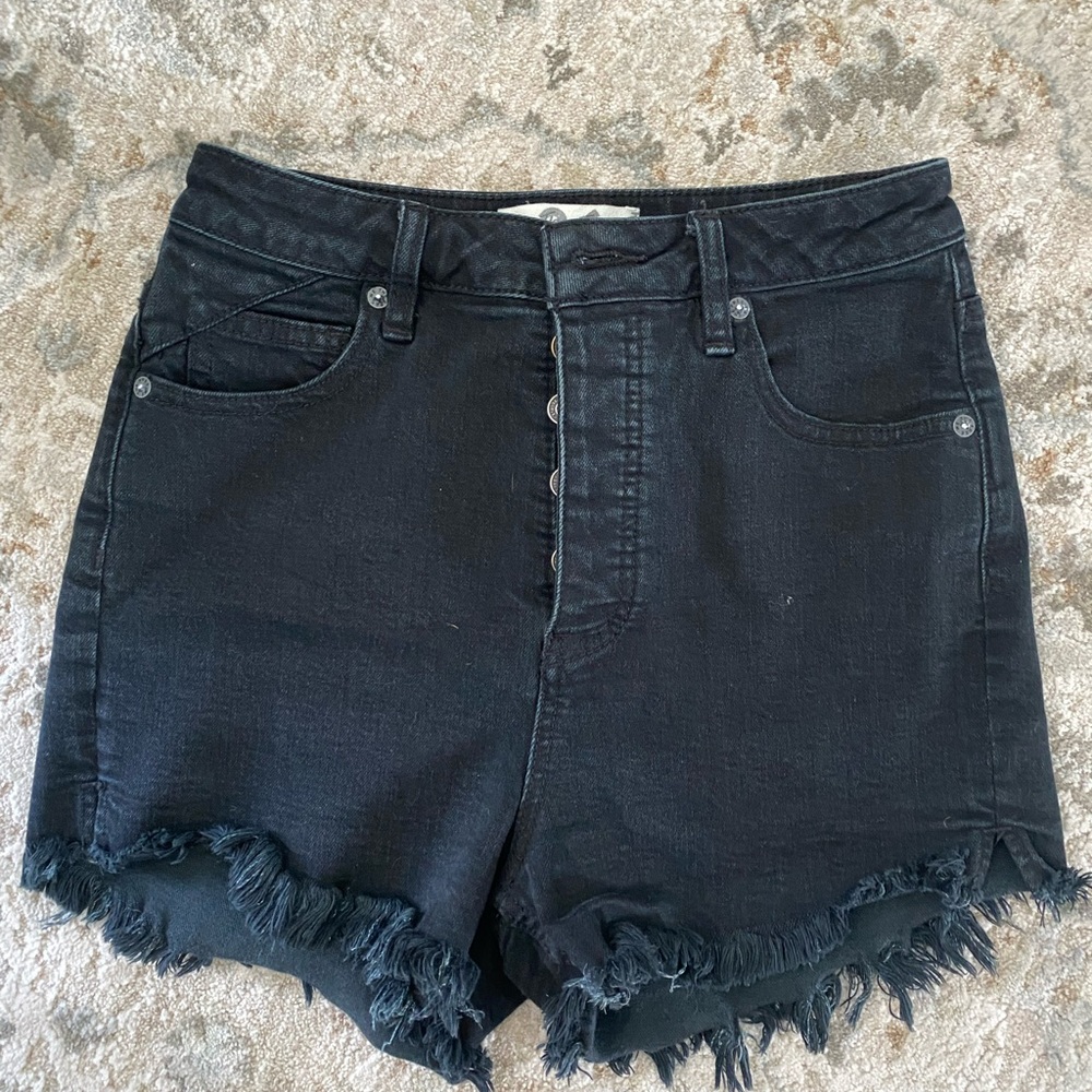 Free People Black Shorts